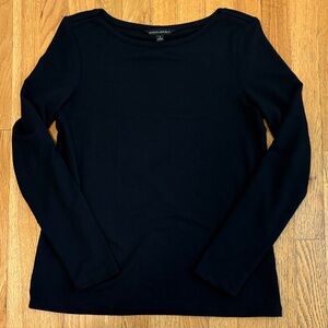 Banana Republic Classic Black Long Sleeve Tee